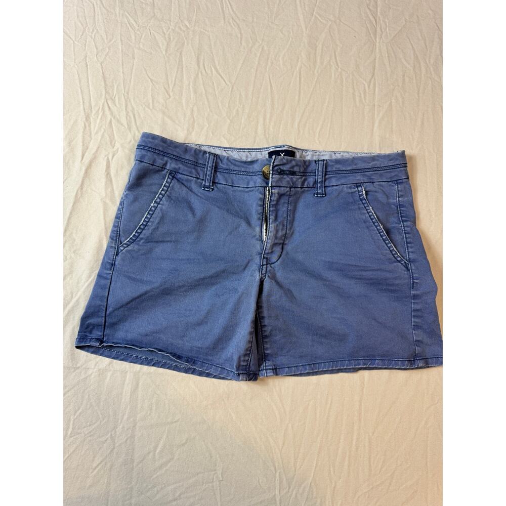 American Eagle Outfitters Women’s Stretch Chino Shorts‎ Blue Size Medium
